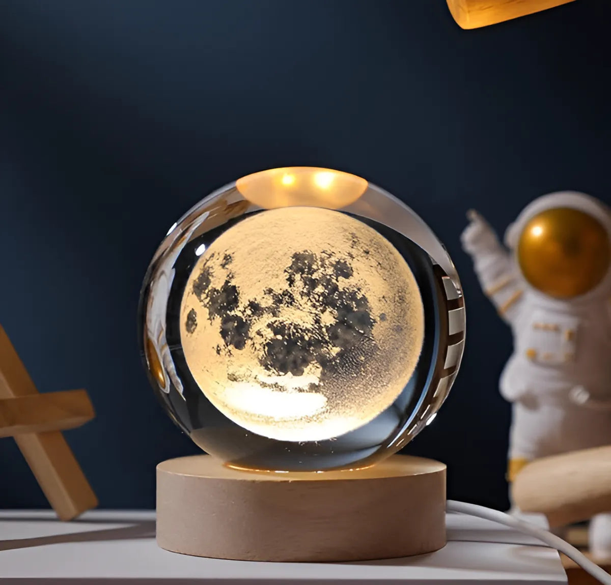 Multicolours 3D Moon Light Lamp