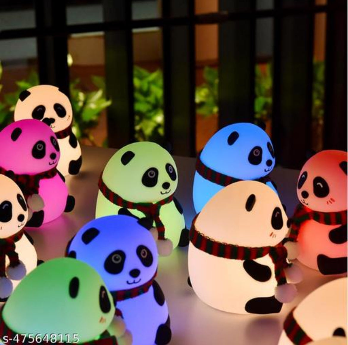 Rechargeable Silicone Panda Night Light For Kids