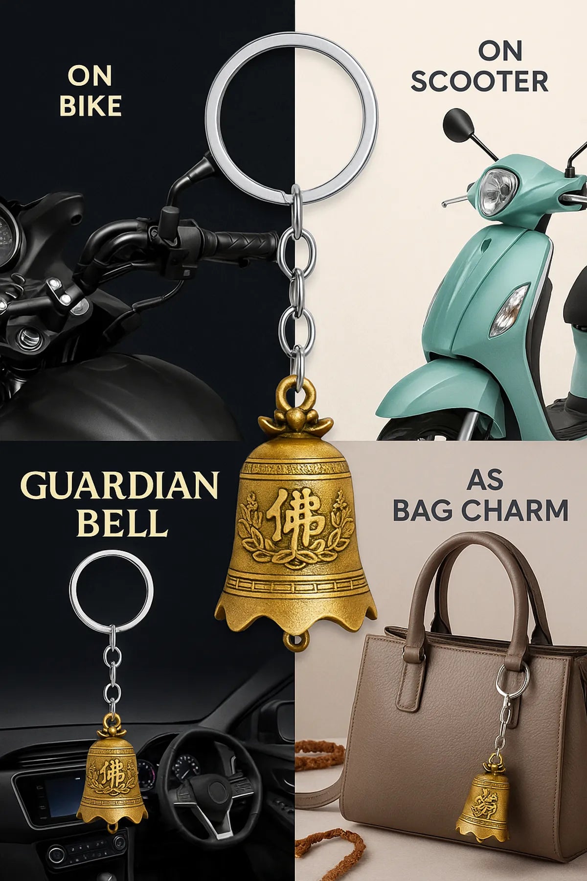 Guardian Bell Lucky Keychain(BUY 1 and Get 2 free)