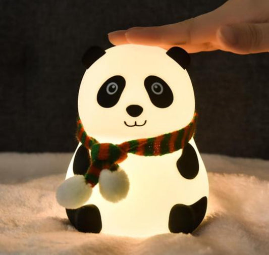Rechargeable Silicone Panda Night Light For Kids