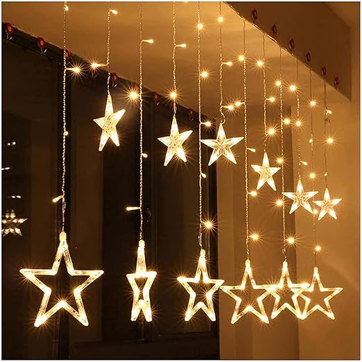 Star Curtain Lights | Warm White LED Light